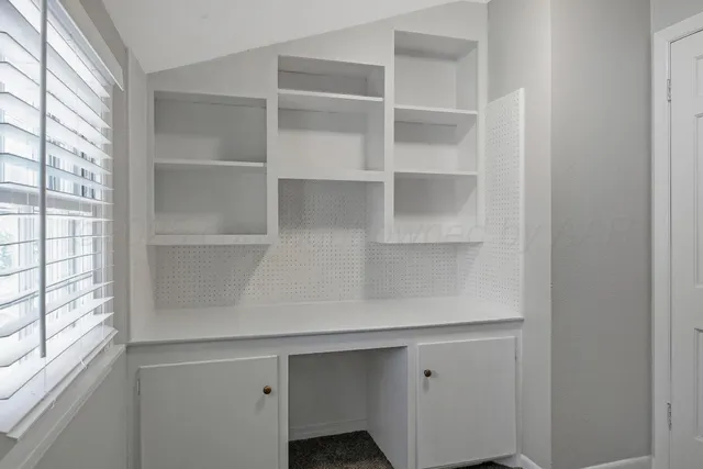 a close view of closet