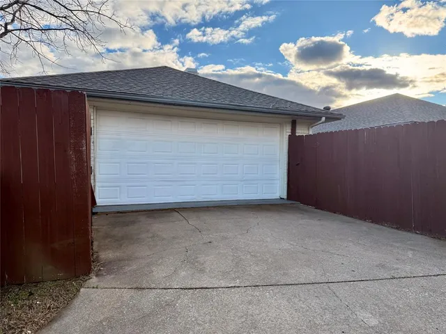a backyard of a house