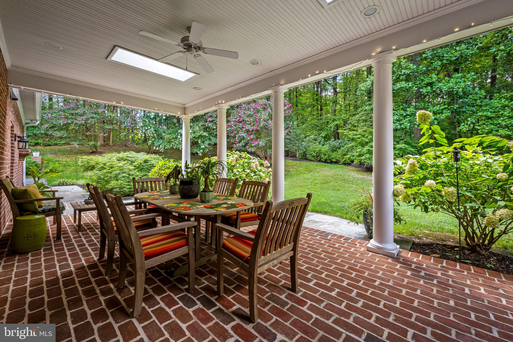 2214 Blue Mt Road Monkton, MD 21111 - Photo 61 of 68 Stunning Rear Patio with Veranda & Landscape