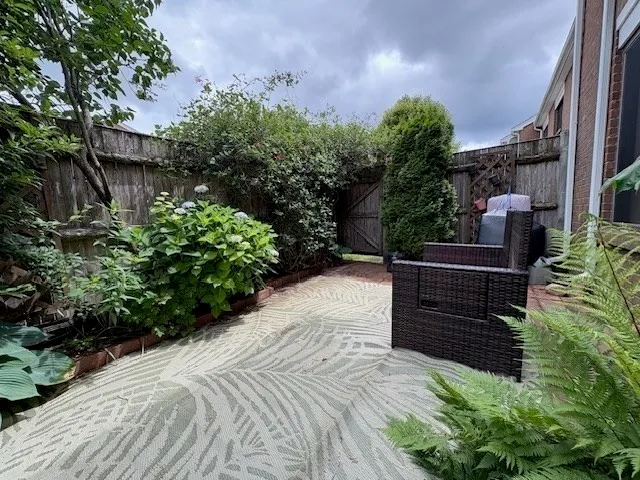 a view of outdoor space and deck