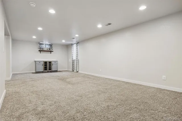 a view of empty room