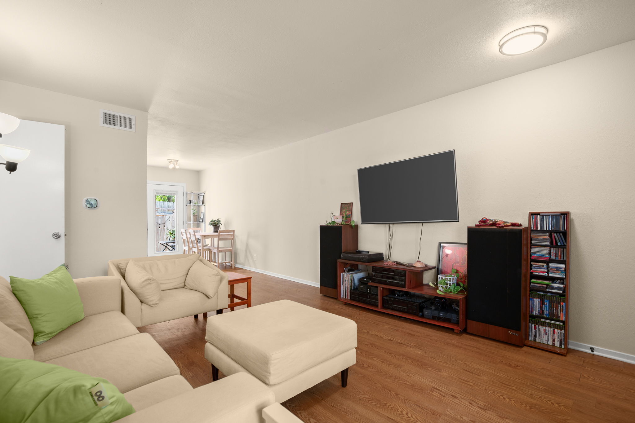 1912 Lightsey Road, Unit 2 Austin, TX 78704 - Photo 17 of 25 a living room with furniture and a flat screen tv