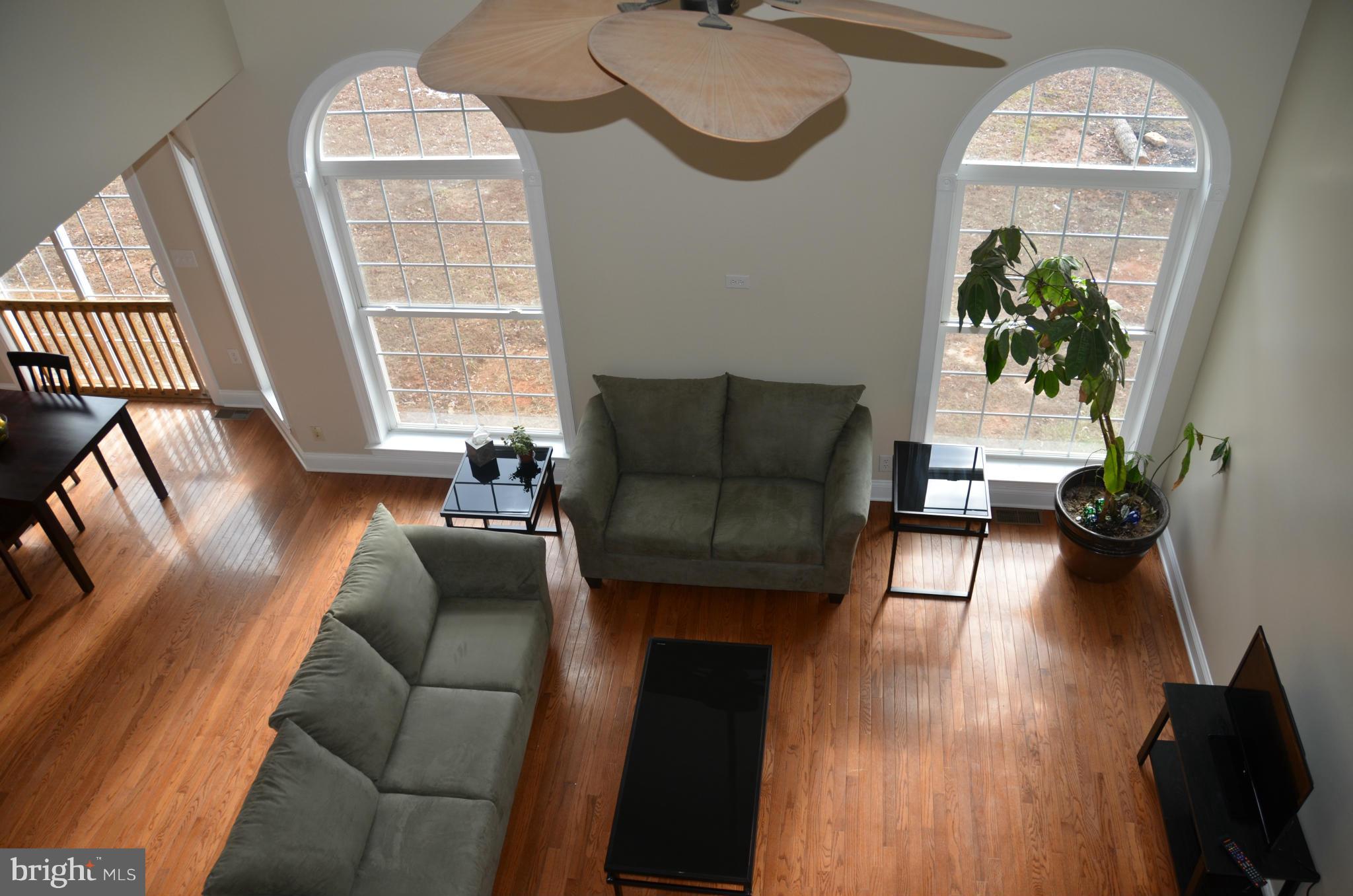 22322 Dragoon Road Lignum, VA 22726 - Photo 18 of 28 VIEW OF GREAT ROOM FROM UPSTAIRS