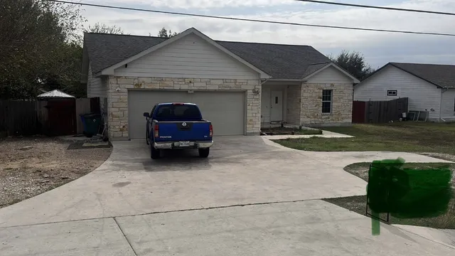 a house view with a outdoor space