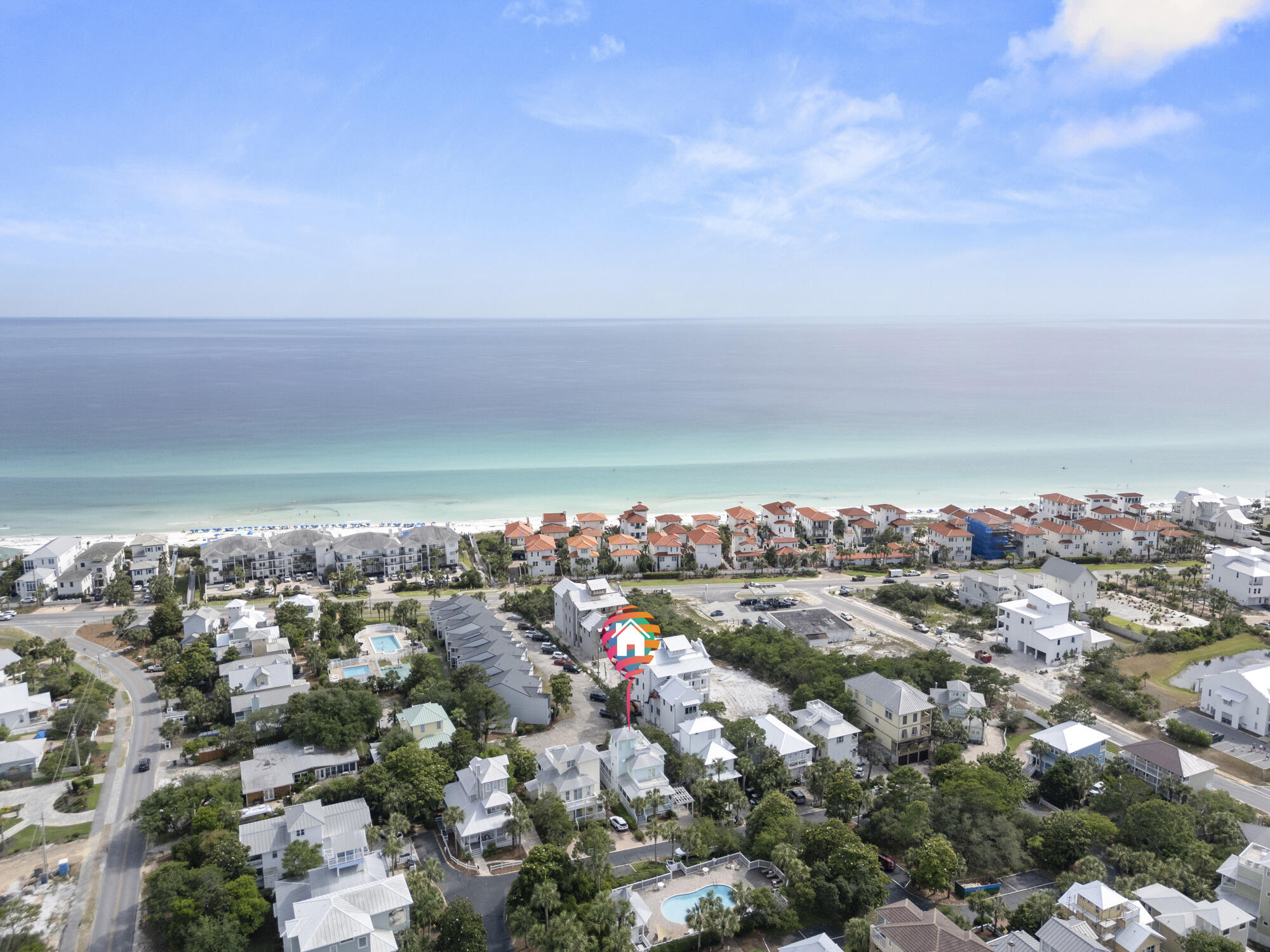 124 Pointe Circle Santa Rosa Beach, FL 32459 - Photo 57 of 60 Drone South Facing