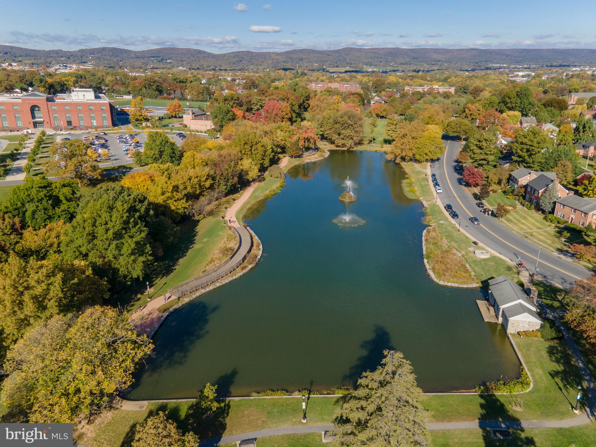 102 Mercer Court, Unit 21 3 Frederick, MD 21701 - Photo 23 of 31 an aerial view of residential houses with outdoor space