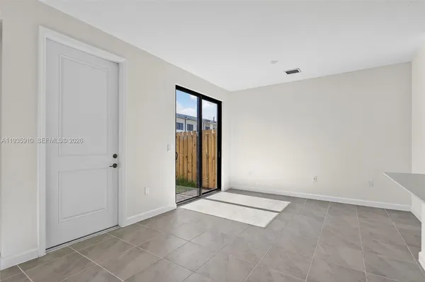 a view of an empty room