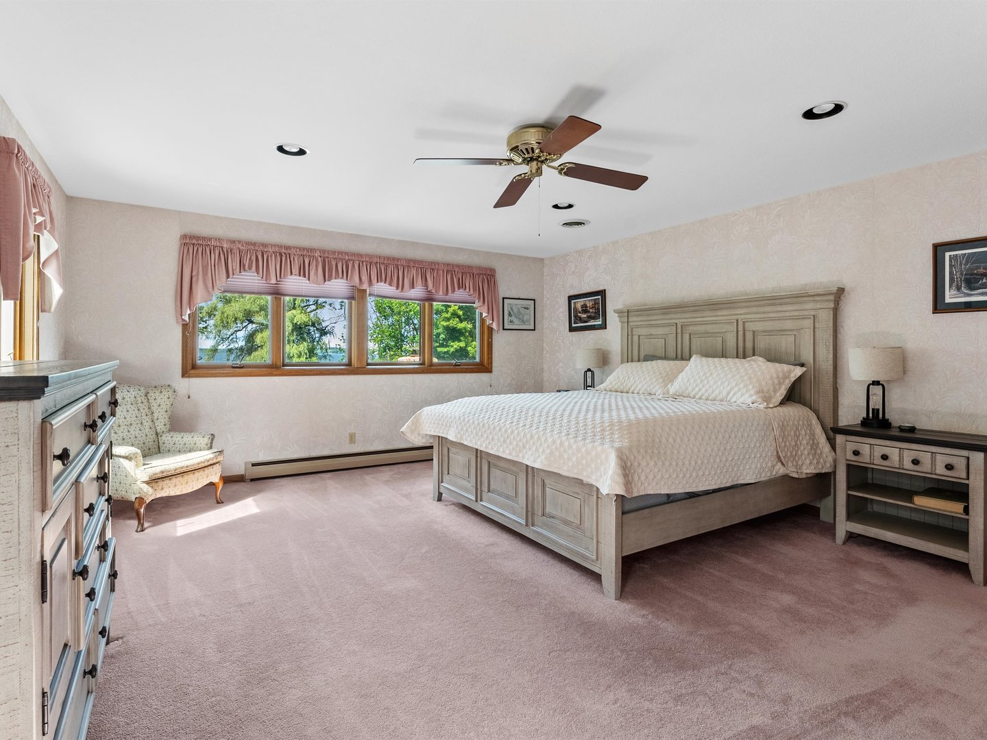 W6336 Circle Drive Crivitz, WI 54114 - Photo 15 of 52 a bedroom with a bed and a window
