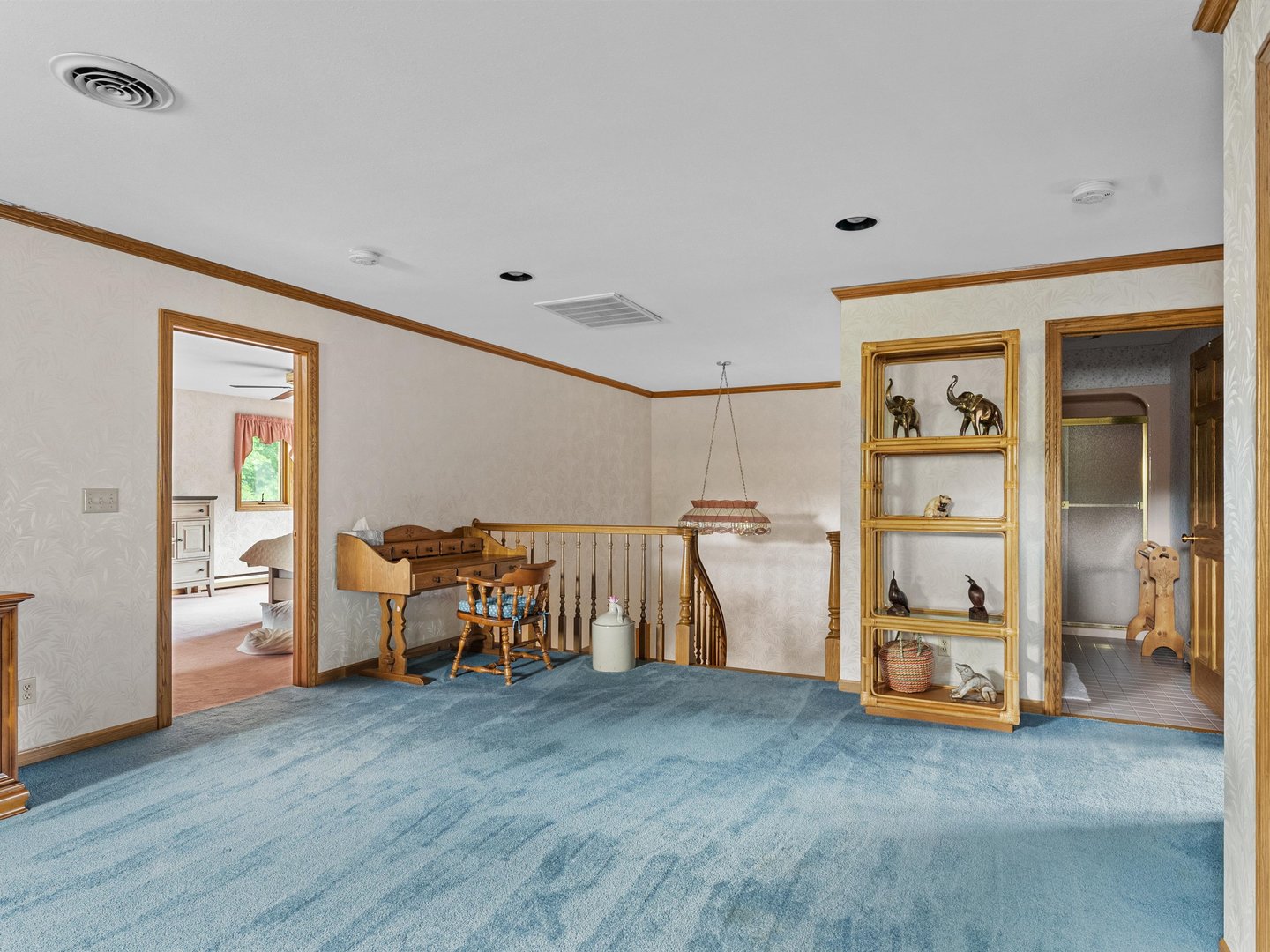 W6336 Circle Drive Crivitz, WI 54114 - Photo 29 of 52 a living room with furniture and a wooden floor