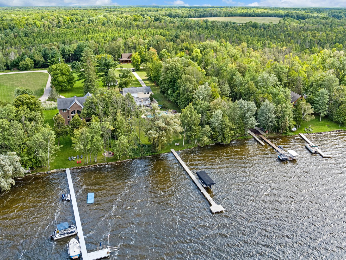 W6336 Circle Drive Crivitz, WI 54114 - Photo 41 of 52 a view of a swimming pool with a patio