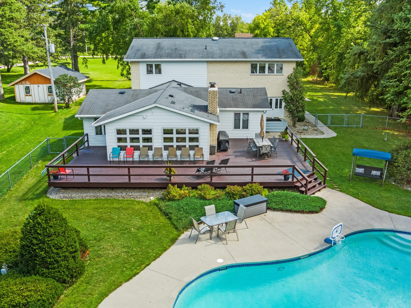 W6336 Circle Drive Crivitz, WI 54114 - Photo 46 of 52 an aerial view of a house