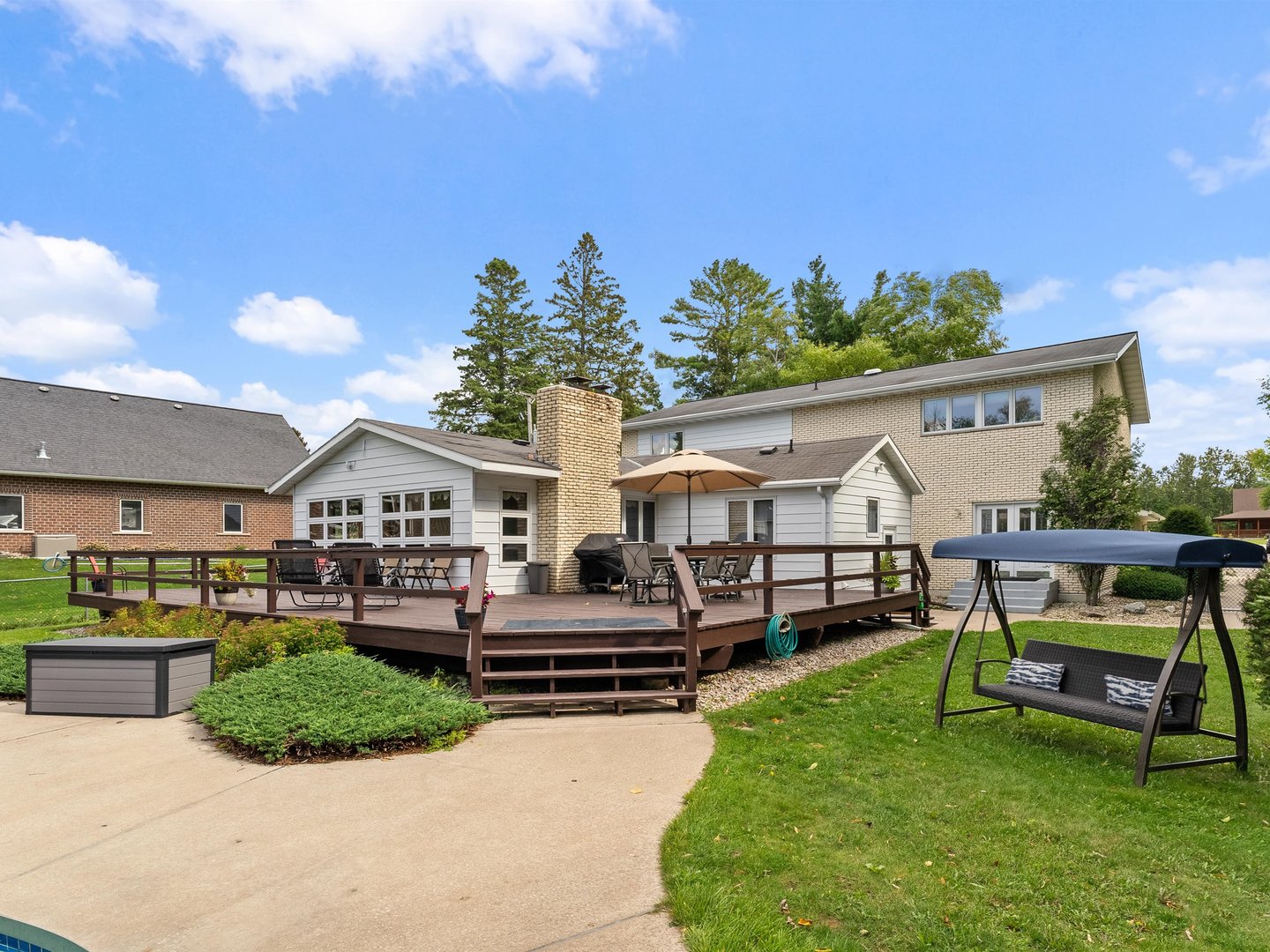 W6336 Circle Drive Crivitz, WI 54114 - Photo 50 of 52 a view of a house with a yard porch and sitting area