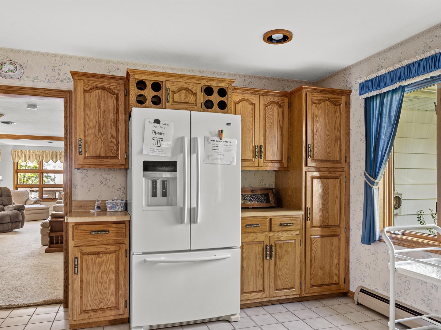 W6336 Circle Drive Crivitz, WI 54114 - Photo 6 of 52 a white refrigerator freezer and a stove sitting inside of a kitchen