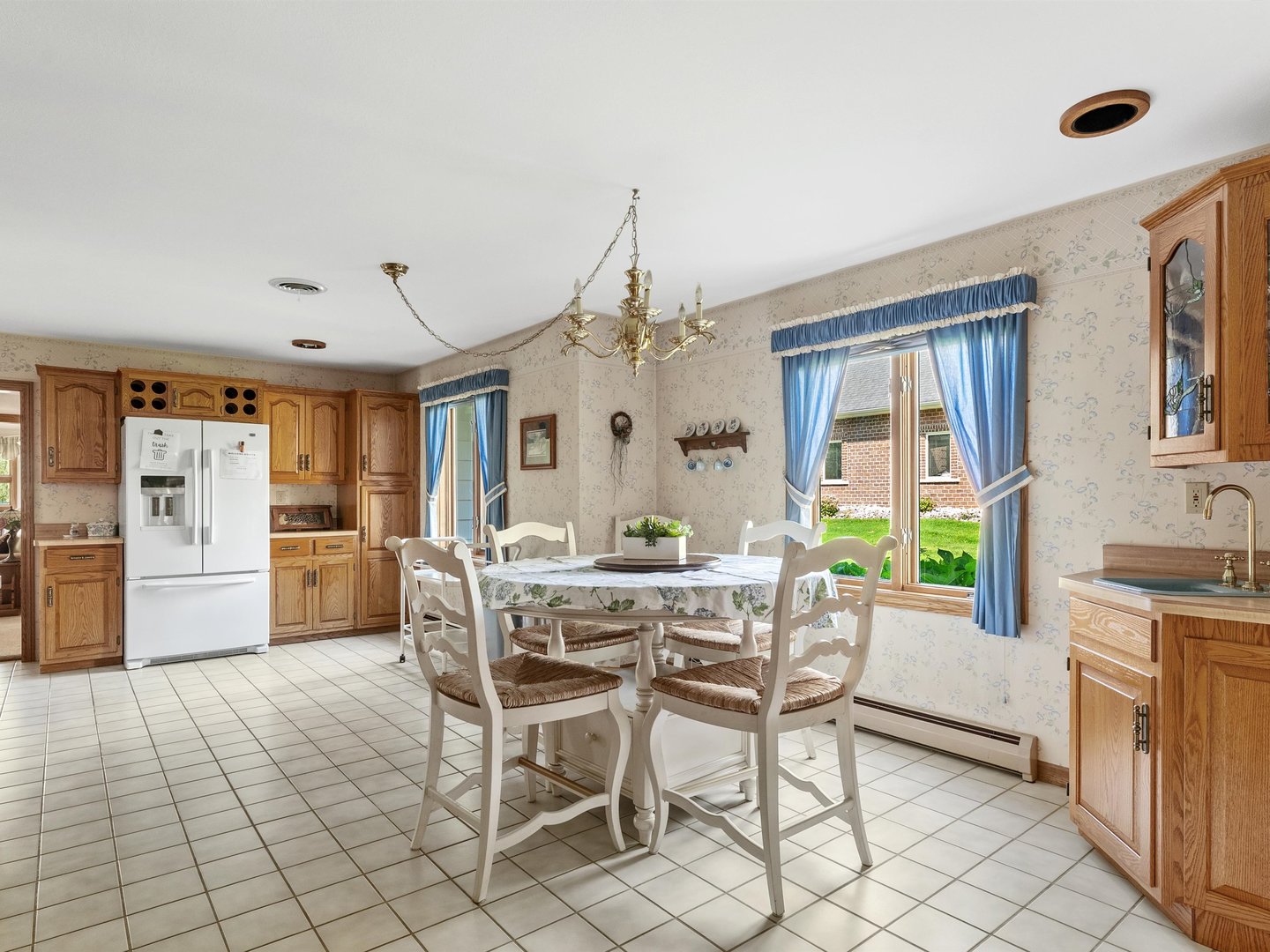 W6336 Circle Drive Crivitz, WI 54114 - Photo 9 of 52 a view of a dining room with furniture window and wooden floor