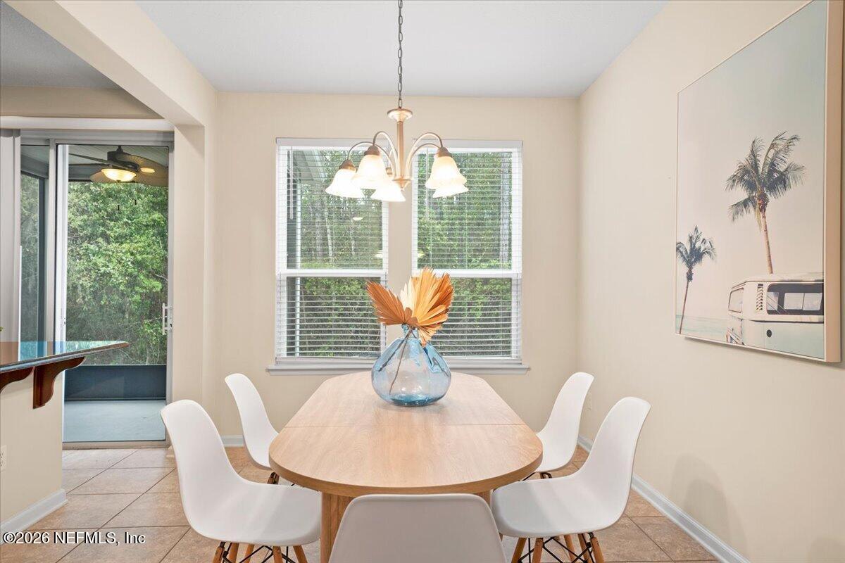 197 Paradas Place St. Augustine, FL 32092 - Photo 14 of 46 a dining room with furniture and window