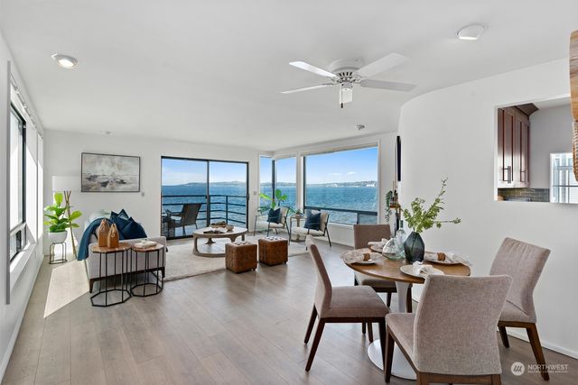 a view of outdoor space and city view