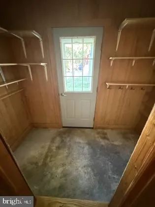 a view of storage and utility room