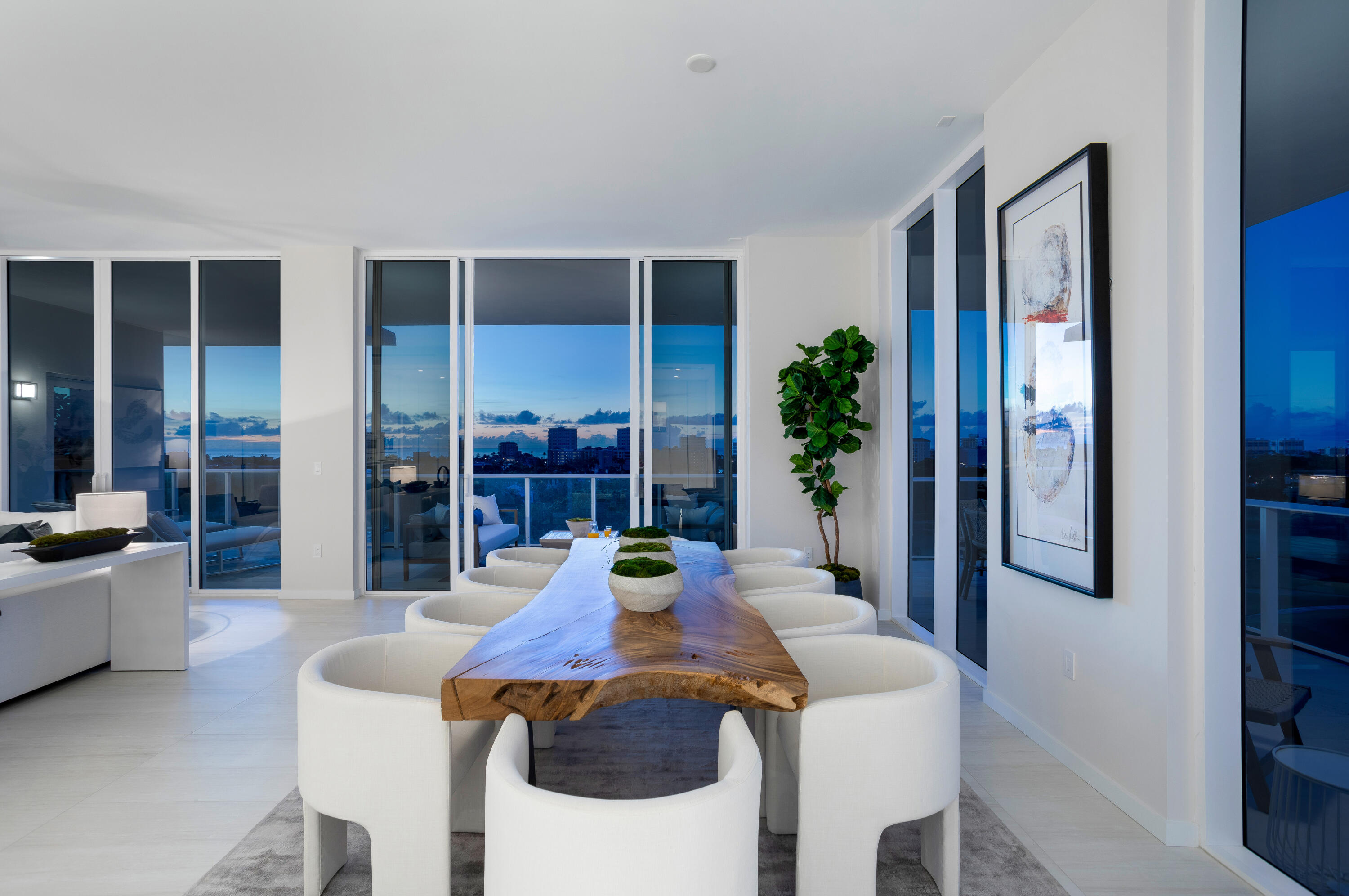 200 Southeast Mizner Boulevard, Unit PH18 Boca Raton, FL 33432 - Photo 19 of 49 a view of a dining room with furniture