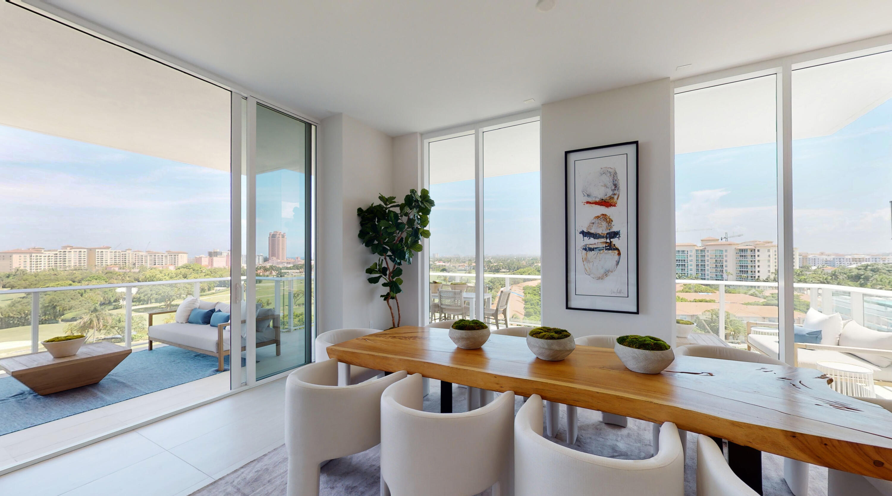 200 Southeast Mizner Boulevard, Unit PH18 Boca Raton, FL 33432 - Photo 20 of 49 a room with furniture water view and large windows