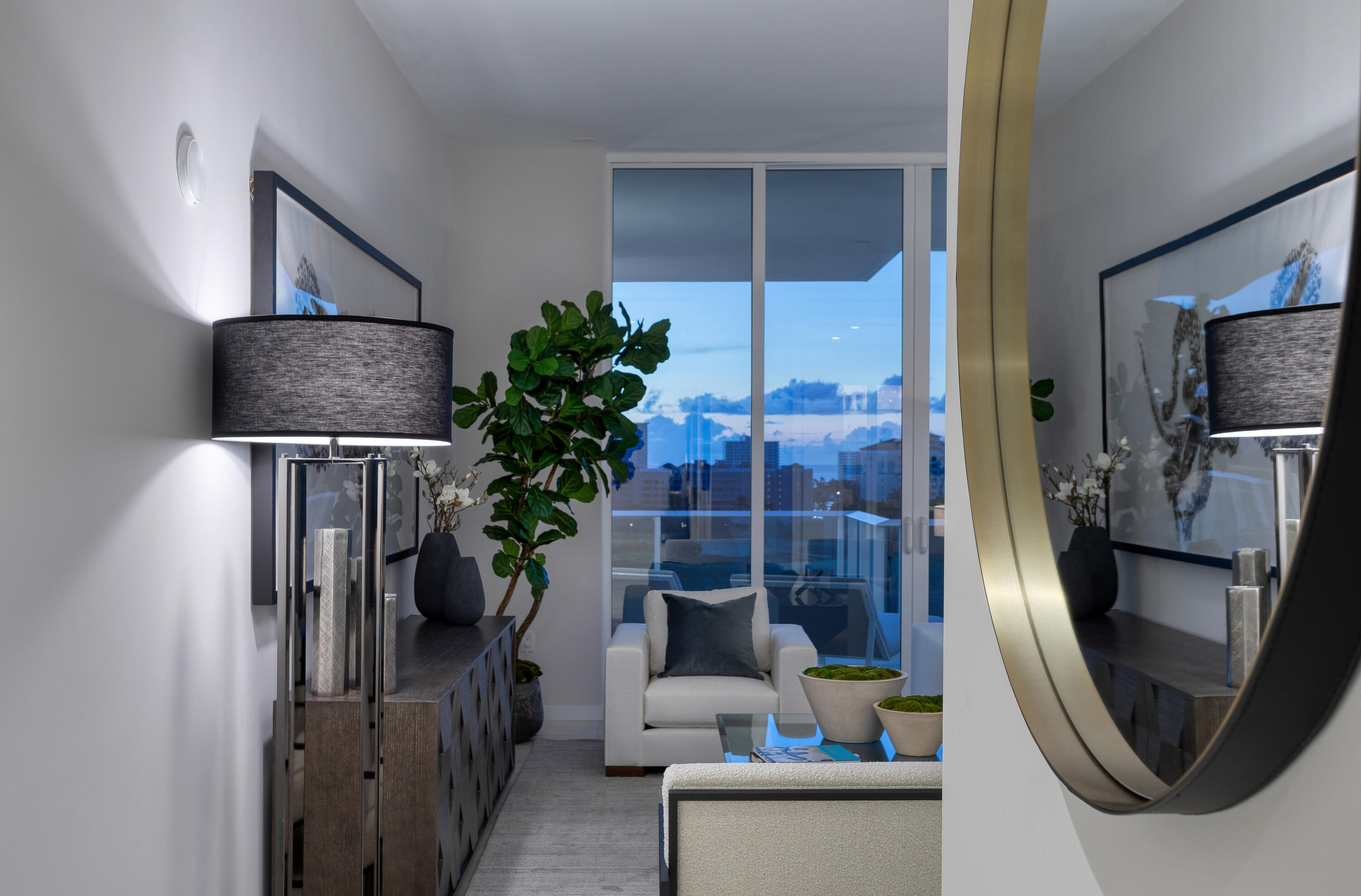 200 Southeast Mizner Boulevard, Unit PH18 Boca Raton, FL 33432 - Photo 31 of 49 HALLWAY TO LIVING AT SUNRISE