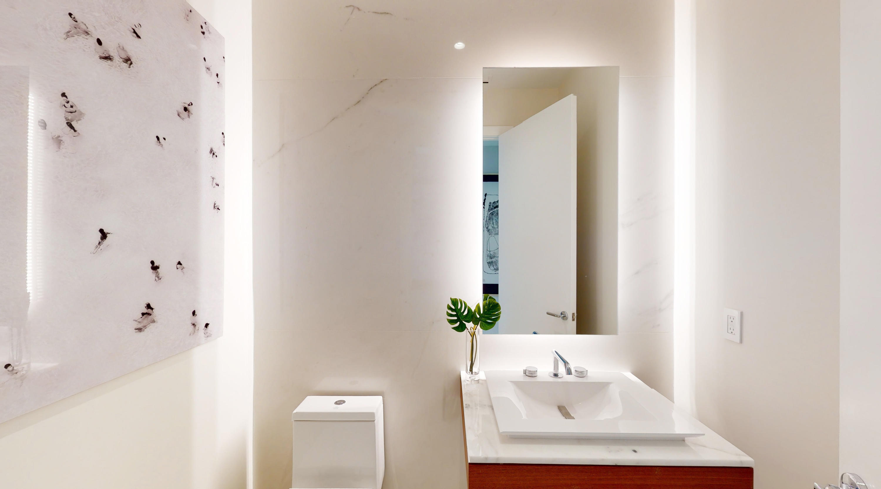 200 Southeast Mizner Boulevard, Unit PH18 Boca Raton, FL 33432 - Photo 40 of 49 POWDER ROOM