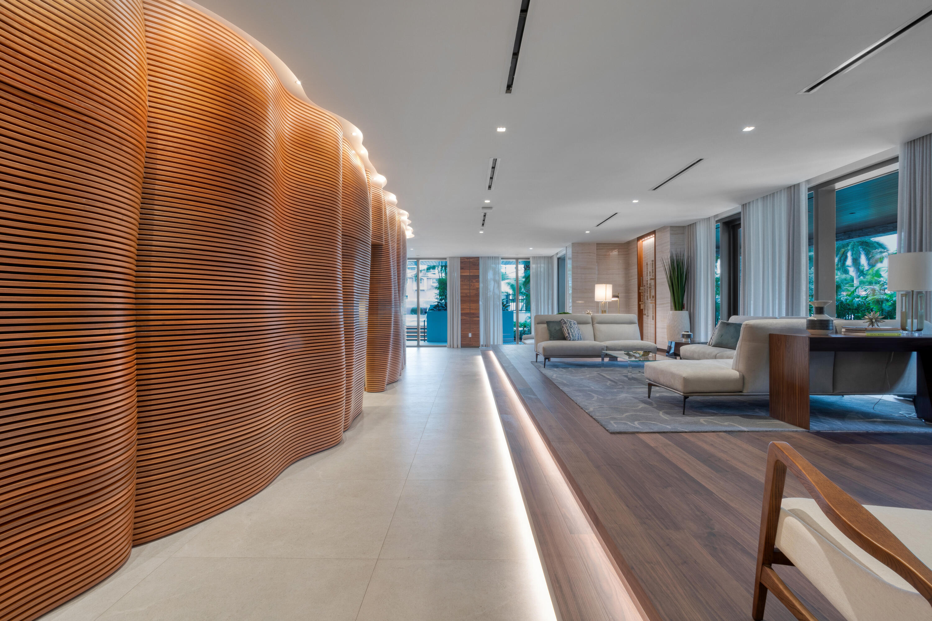 200 Southeast Mizner Boulevard, Unit PH18 Boca Raton, FL 33432 - Photo 45 of 49 a view of a living room and kitchen view