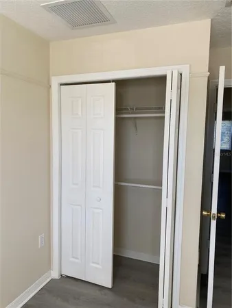 a view of closet area