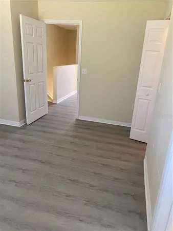 wooden floor in an empty room