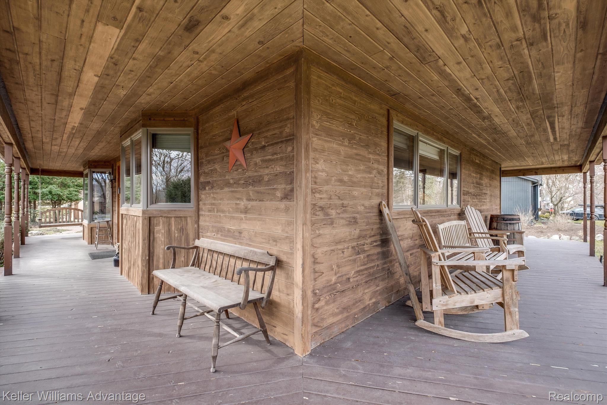 26275 Drake Road Farmington, MI 48331 - Photo 43 of 67 Wrap around wooden porch w woodceiling