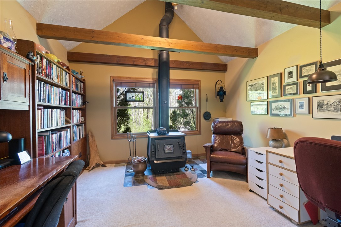 4397 Sebring Road Sodus, NY 14551 - Photo 14 of 43 The COZY DEN or OFFICE SPACE - note those RUSTIC R