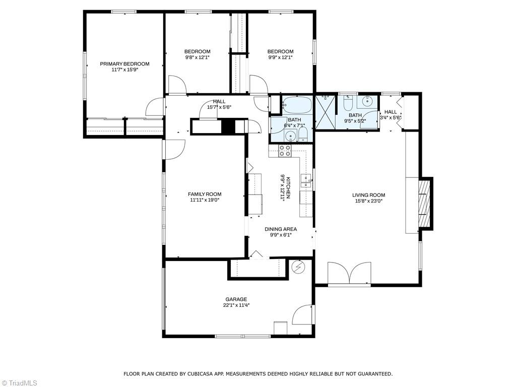 1314 Florida Street High Point, NC 27262 - Photo 36 of 36 Floorplan