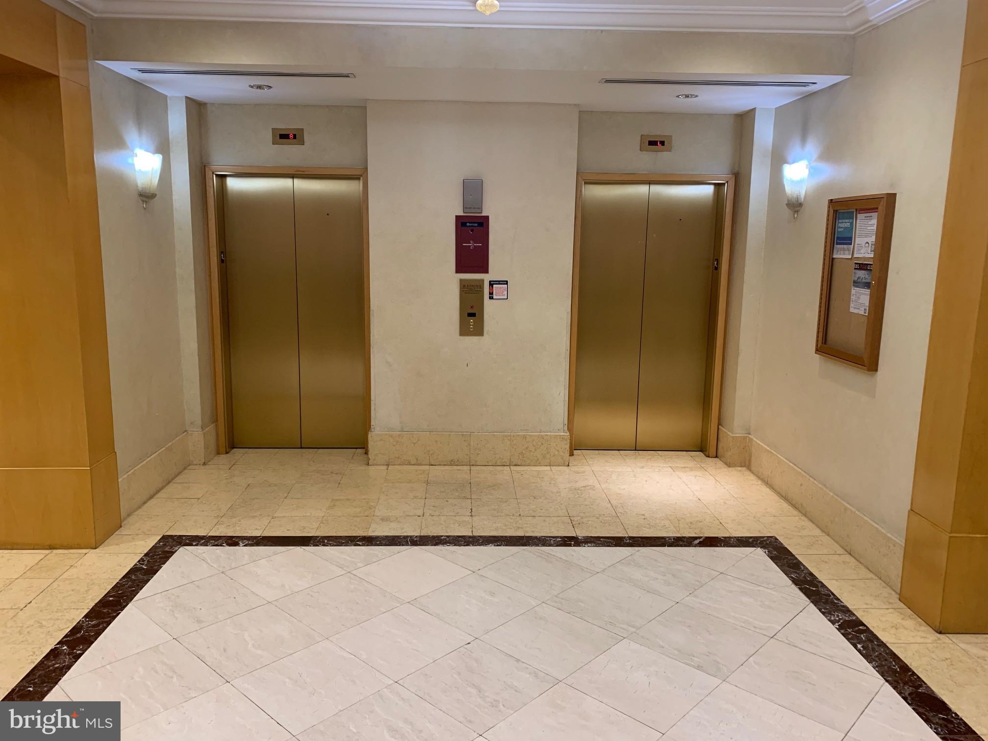 631 D Street Northwest, Unit 534 Washington, DC 20004 - Photo 23 of 41 Building Elevators