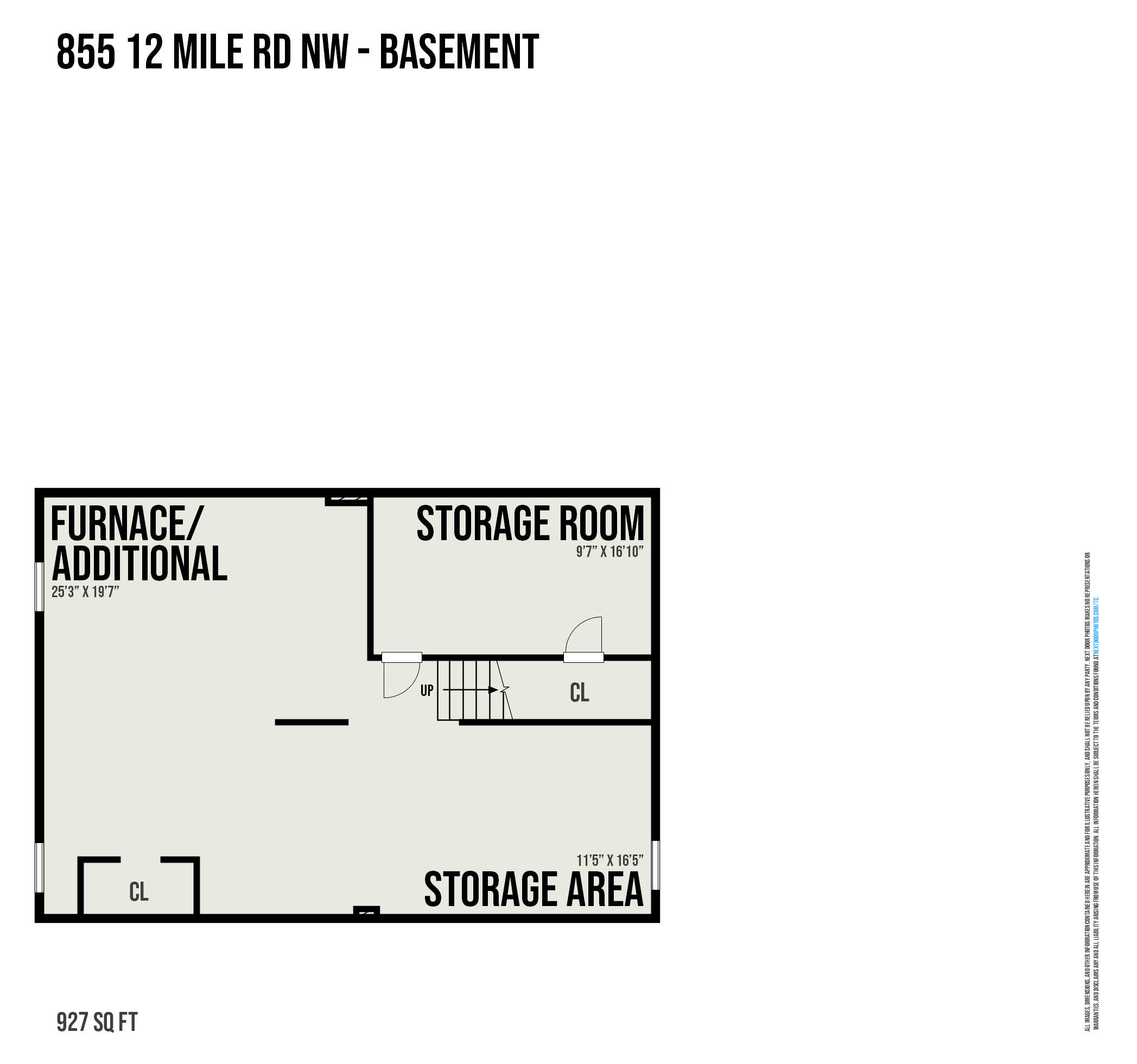 855 12 Mile Road Northwest Sparta, MI 49345 - Photo 34 of 34 Basement