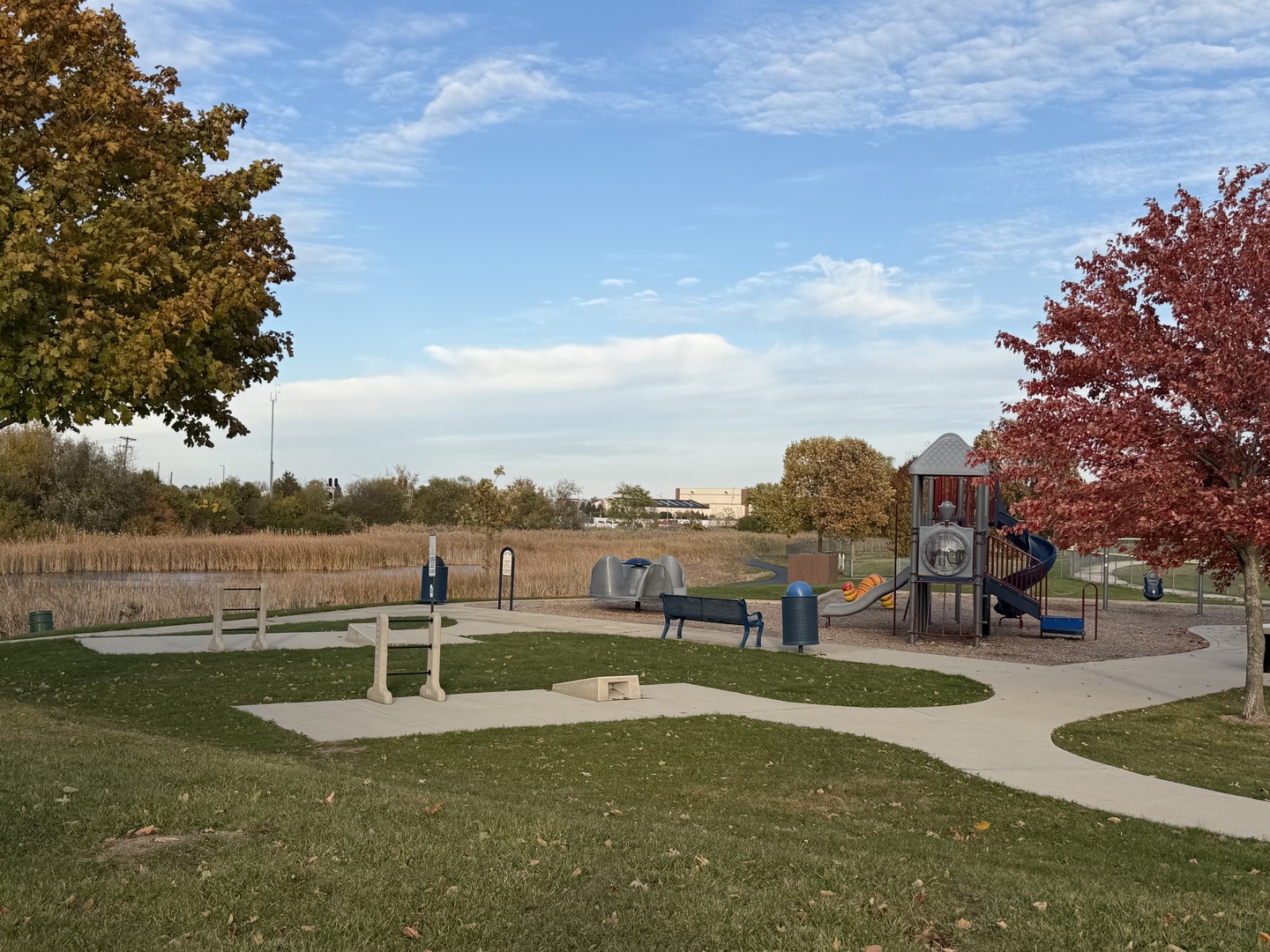 311 Sheffield Court, Unit 1 Roselle, IL 60172 - Photo 28 of 29 a view of a lake with houses