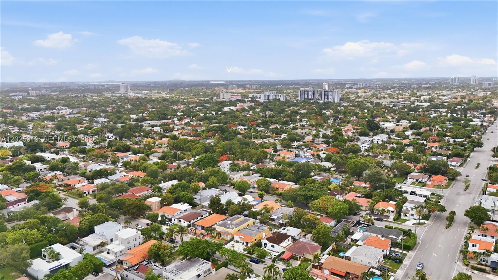 1743 Southwest 17th Street, Unit 1 Miami, FL 33145 - Photo 31 of 32 an aerial view of multiple house