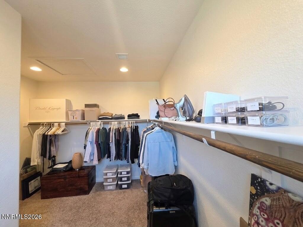 2775 Bonfire Lane Reno, NV 89521 - Photo 23 of 41 a view of walk in closet with clothes and shoes