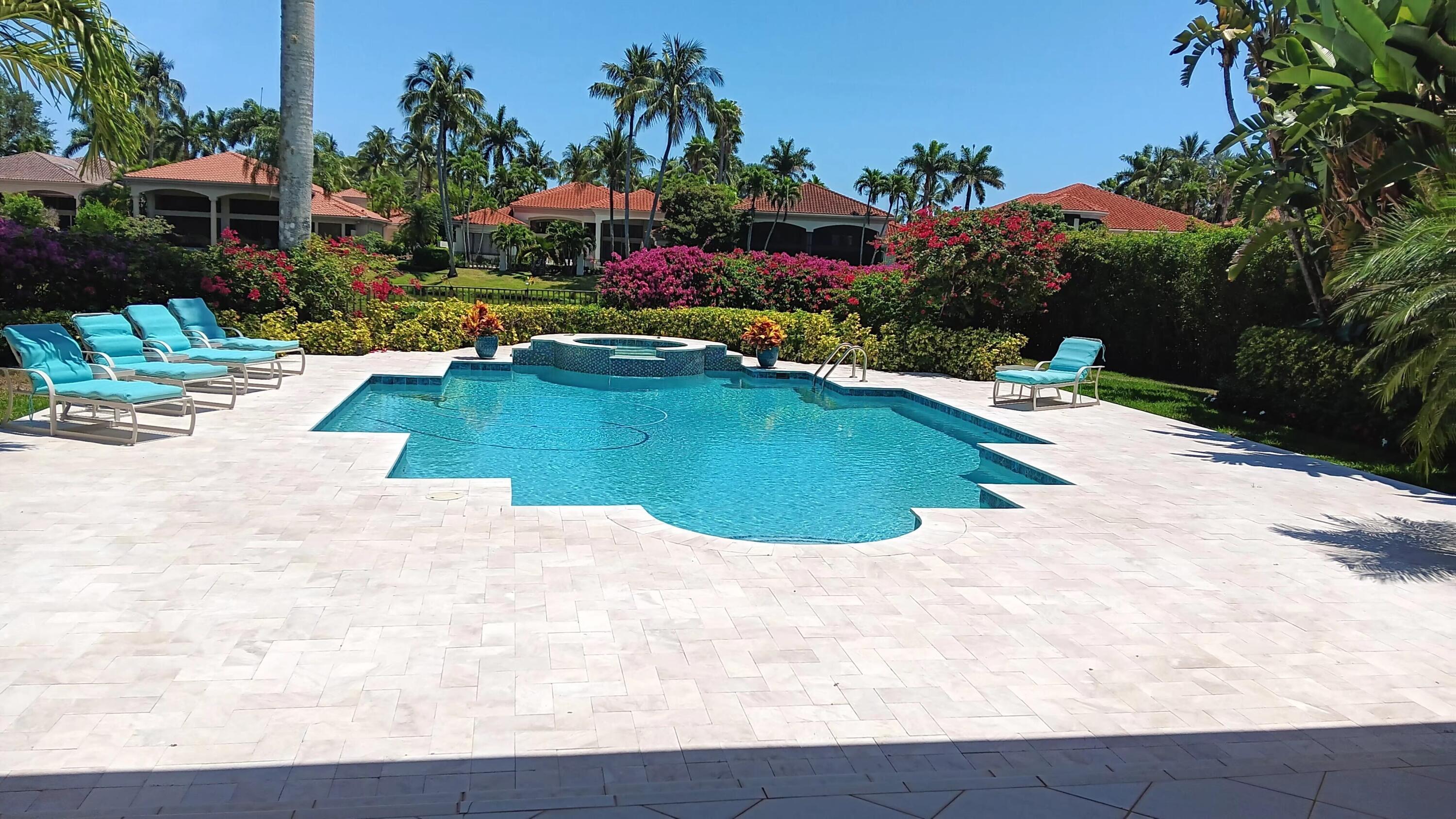 Undisclosed Address Boca Raton, FL 33496 - Photo 37 of 41 37.Pool and Marble Deck