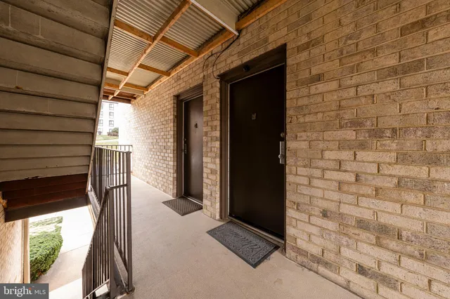 a view of front door