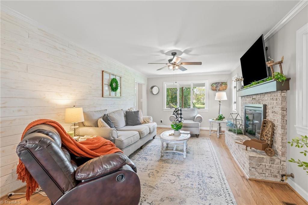 2641 Mock Road High Point, NC 27265 - Photo 23 of 50 Family Room, ship lap wall on the left