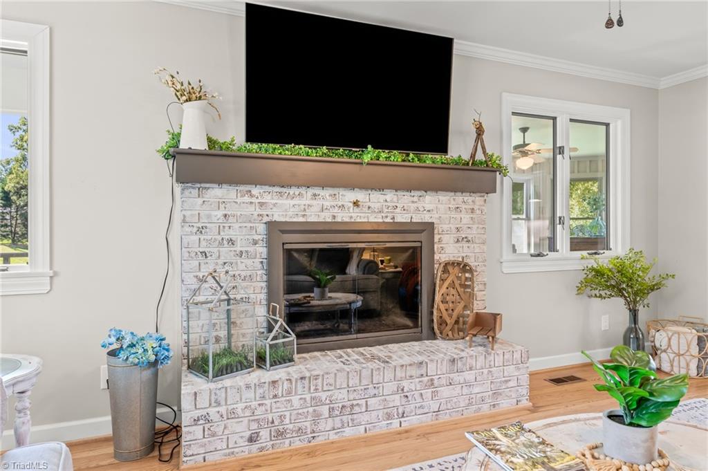 2641 Mock Road High Point, NC 27265 - Photo 24 of 50 Family room with fireplace for cozy evenings!