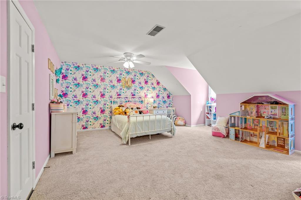 2641 Mock Road High Point, NC 27265 - Photo 34 of 50 Massive Bedroom ~ Custom wallpaper!