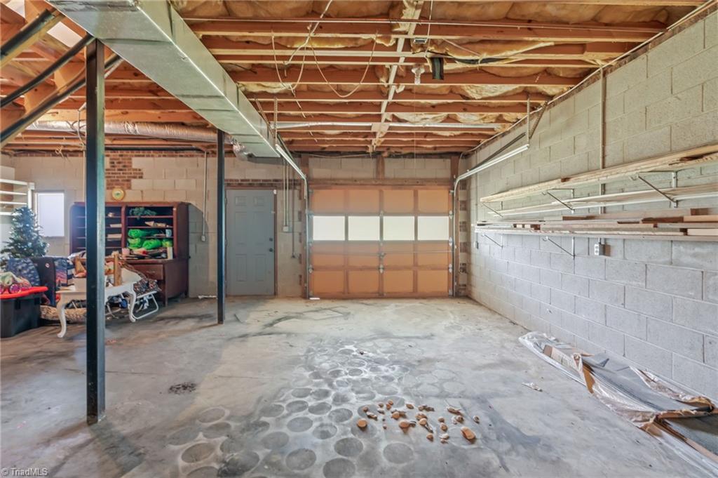 2641 Mock Road High Point, NC 27265 - Photo 43 of 50 Full Unfinsihed Basement ~ Endless Possibilities, Plumbed for Bath, High Ceilings