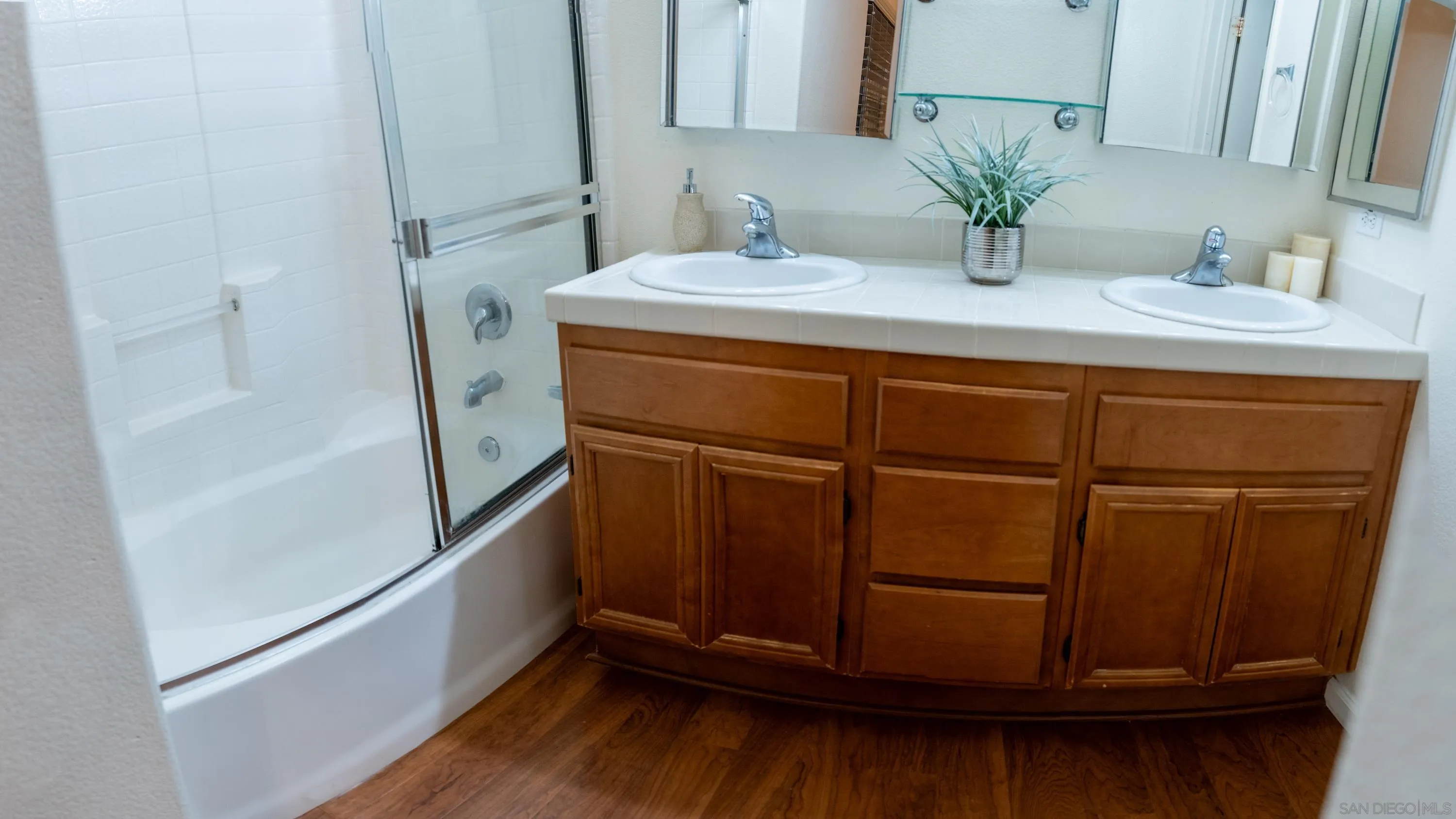 1246 Stagecoach Trail Loop Chula Vista, CA 91915 - Photo 10 of 17 a bathroom with a sink and a mirror