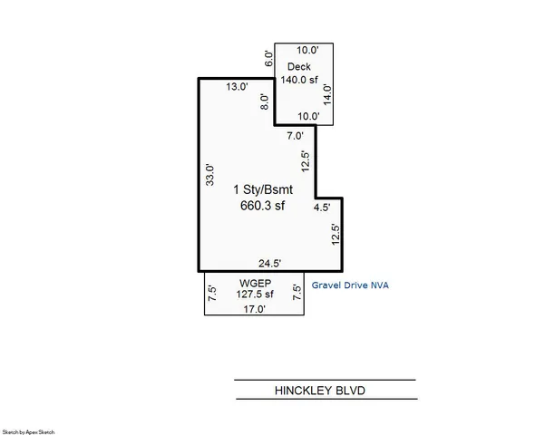 $89,900 | 411 Hinckley Boulevard, Jackson, MI 49203