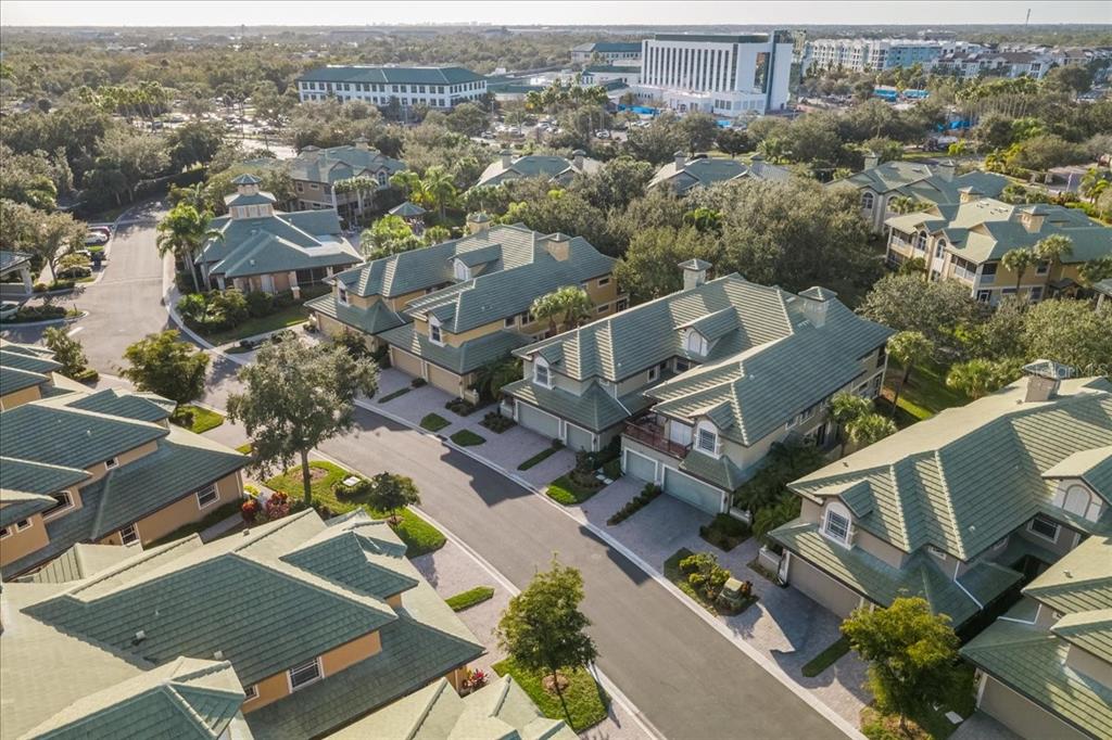 6536 Moorings Point Circle, Unit 101 Lakewood Ranch, FL 34202 - Photo 42 of 48 an aerial view of a city with lots of residential buildings
