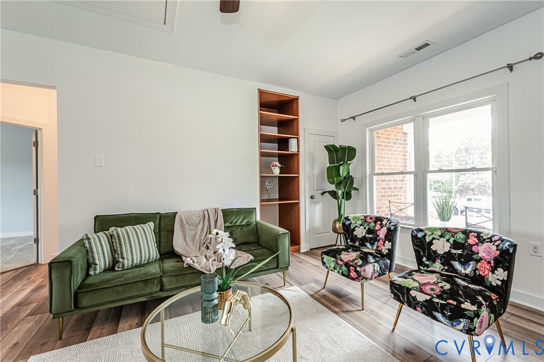 2018 Valentine Road Henrico, VA 23228 - Photo 14 of 65 a living room with furniture and a large window