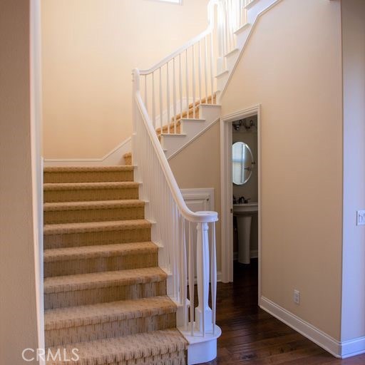 56 Twin Gables Irvine, CA 92620 - Photo 16 of 32 a view of entryway with wooden floor