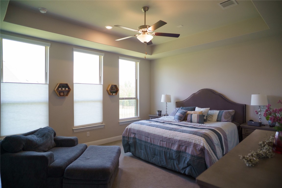 2616 Pine Branch Road Leander, TX 78641 - Photo 19 of 37 a spacious bedroom with a bed and window