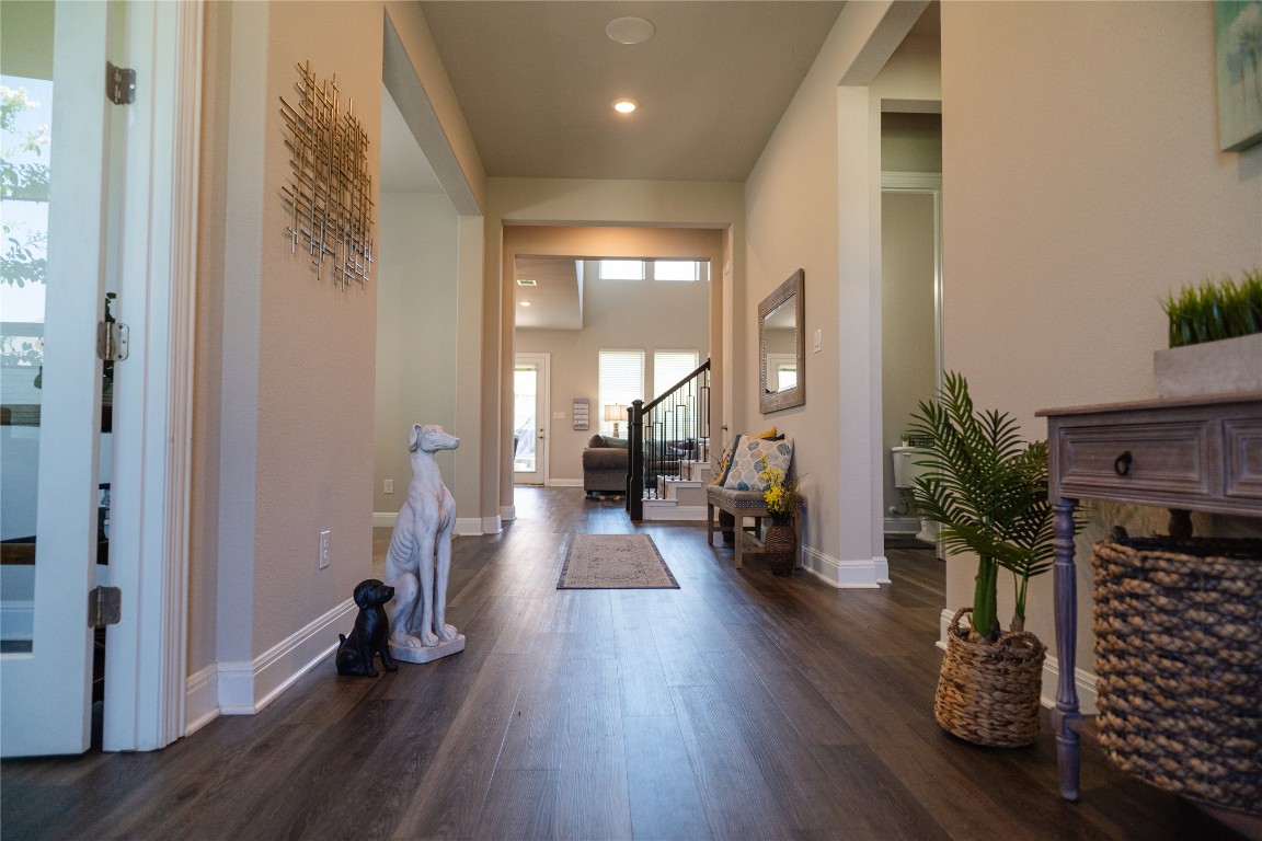 2616 Pine Branch Road Leander, TX 78641 - Photo 4 of 37 a living room with furniture and wooden floor