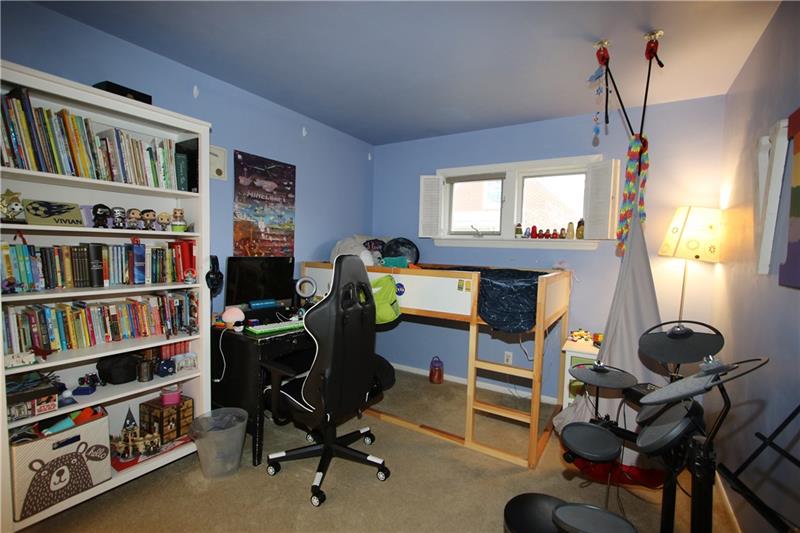 111 Taylor Run Road Monongahela, PA 15063 - Photo 20 of 25 3rd Bedroom has Large 2 1/2x5 Closet w/ Attic Access. Hallway features a 4x3 1/2 Closet w/ Attic Access & an additional Shelved Linen Hall Closet! ABUNDANCE of STORAGE thru-out!